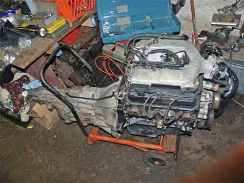 The basic Camaro 3.4 power unit and trans